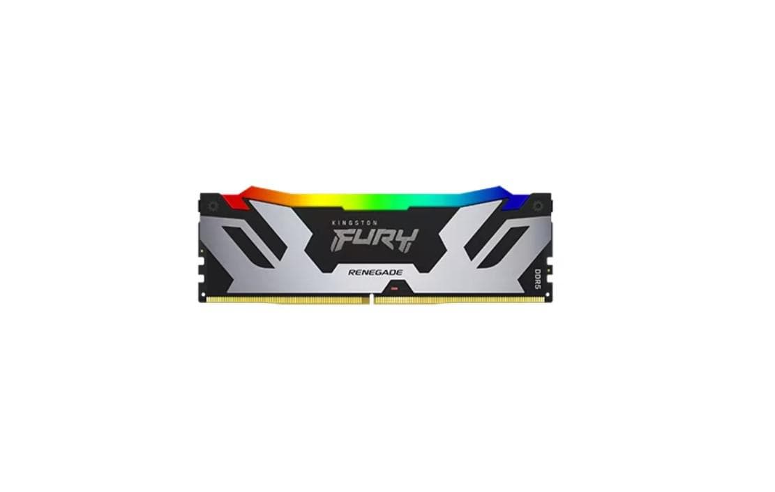 Memorie RAM Kingston FURY Renegade White RGB, 32GB DDR5, 7200MHz, CL38 — miniatură