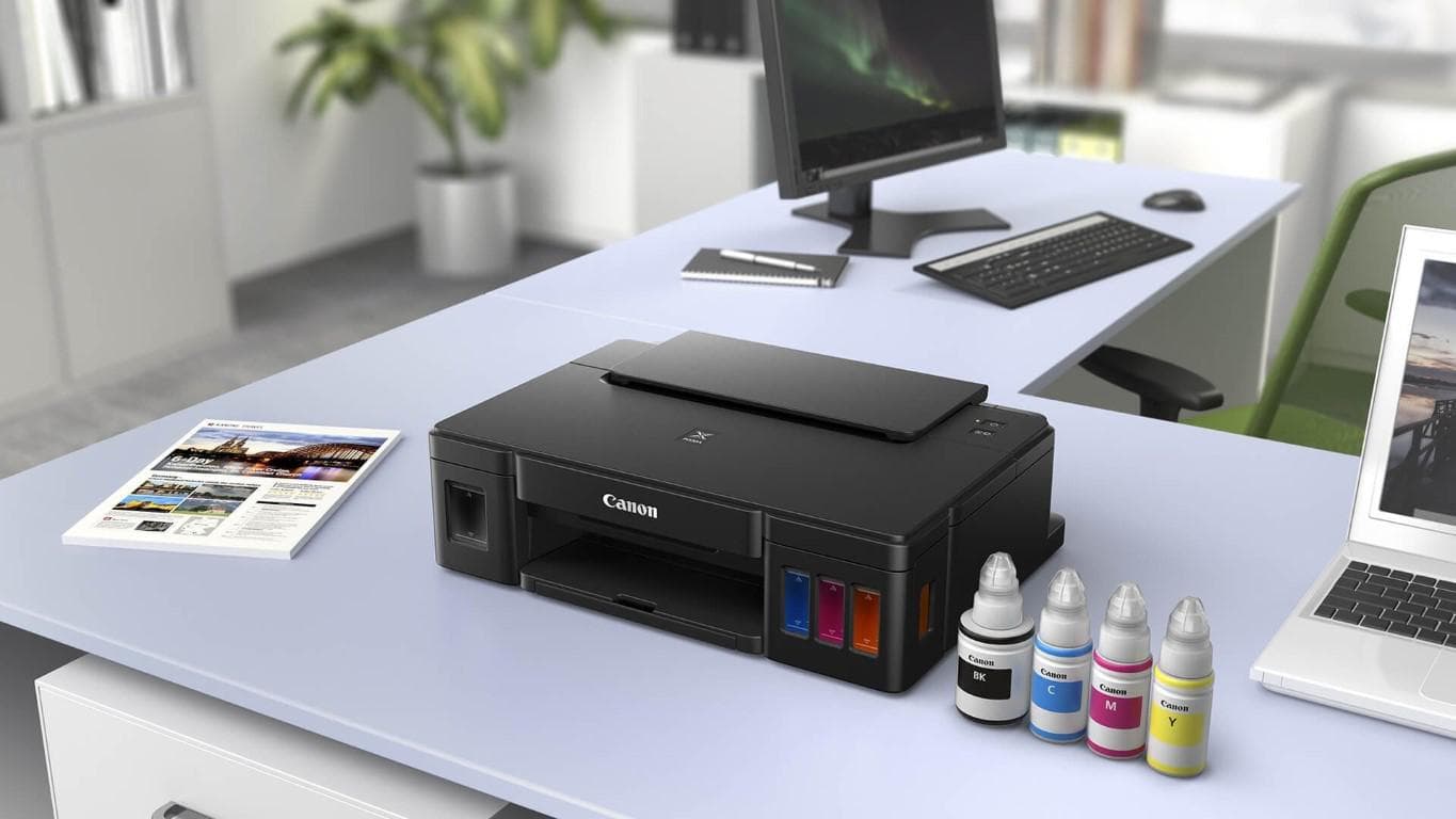 Imprimanta inkjet Canon PIXMA G1410, CISS, A4 Color, format A4, USB — miniatură