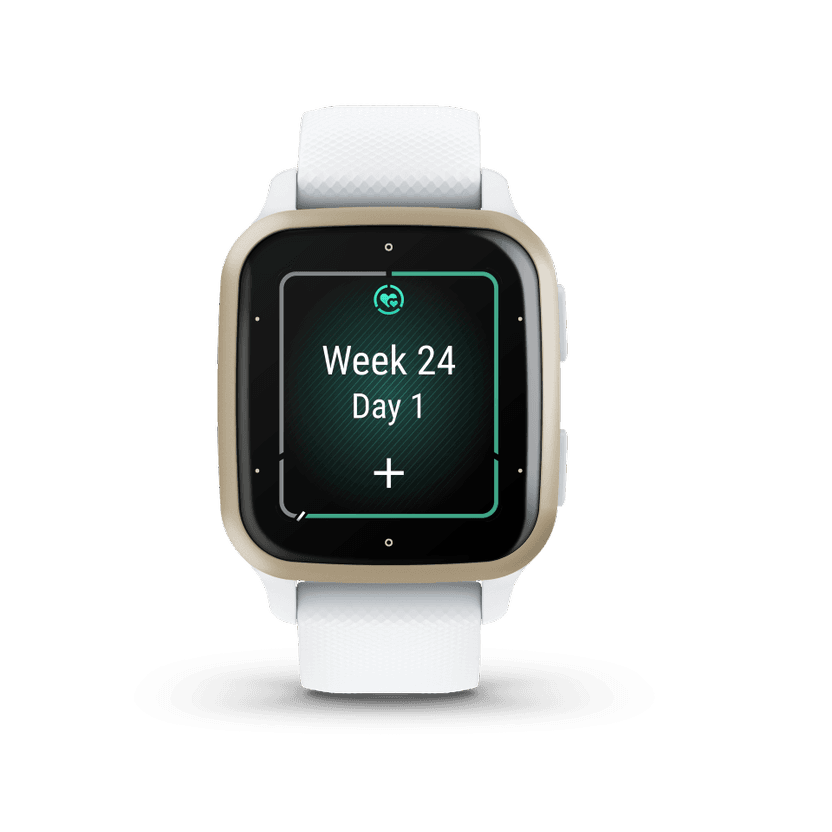 Smartwatch Garmin Venu Sq 2, 40mm, White — miniatură