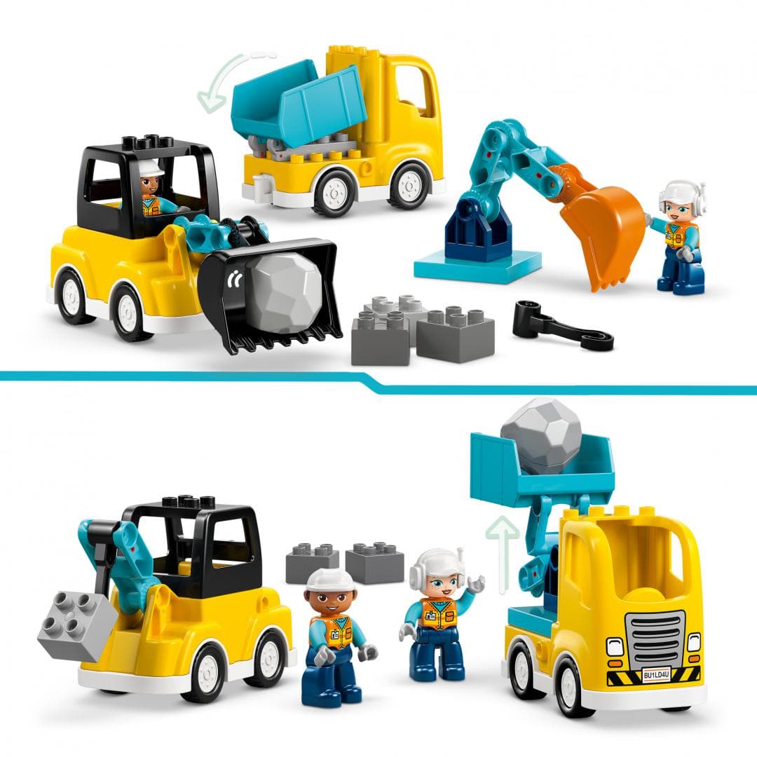 VEHICULE DE CONSTRUCTII 3 IN 1 LEGO10475 — miniatură