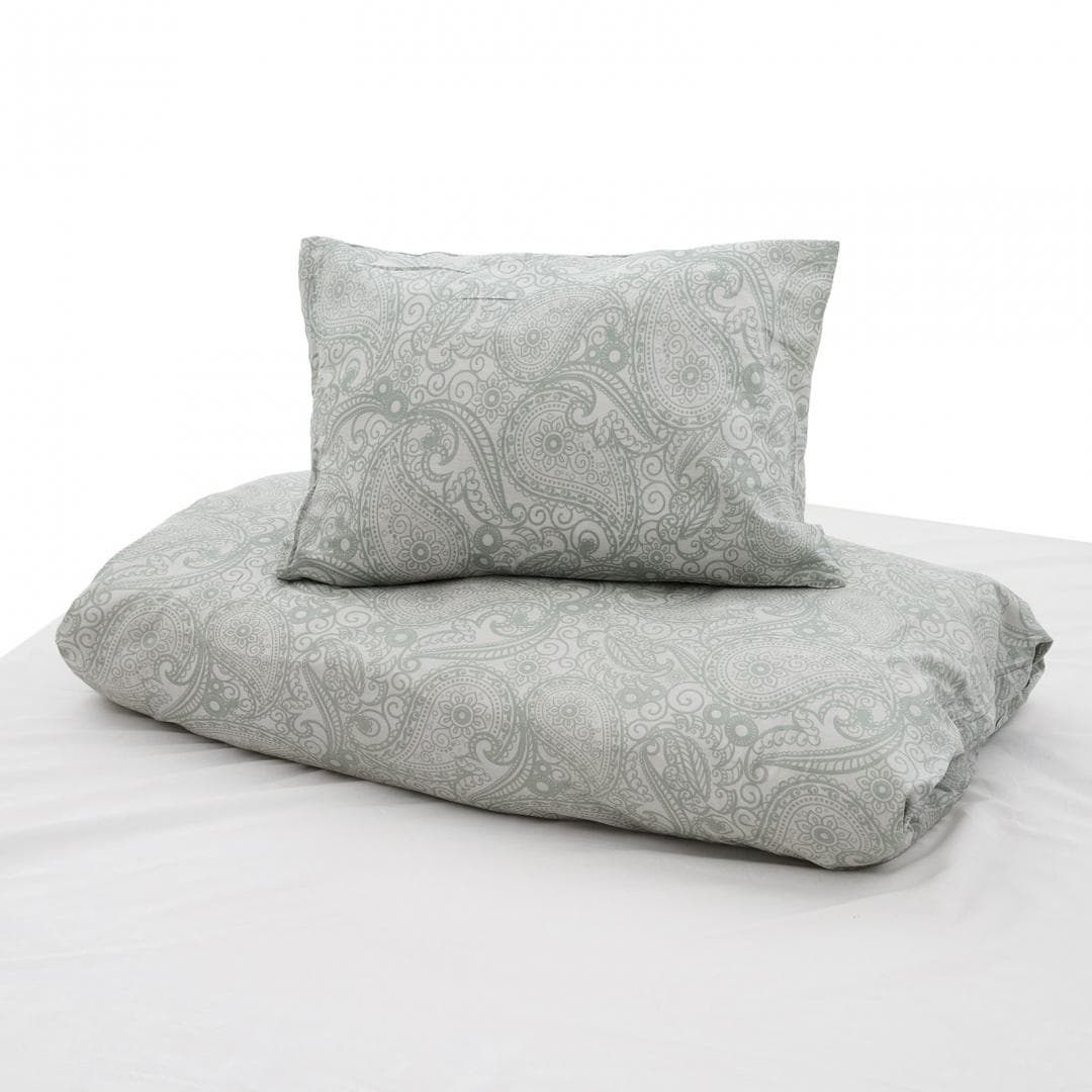 Set de pat single bumbac, 92 gsm,Paisley — miniatură