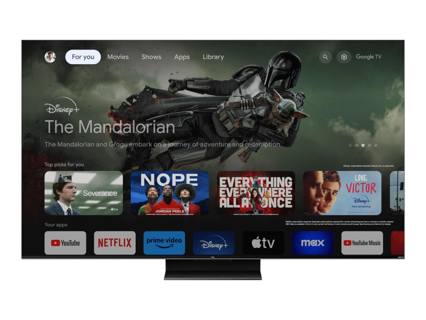 Televizor Smart Mini LED TCL 85C805, 216 CM (85``), 4K, 240Hz, Wi-Fi, Negru — miniatură