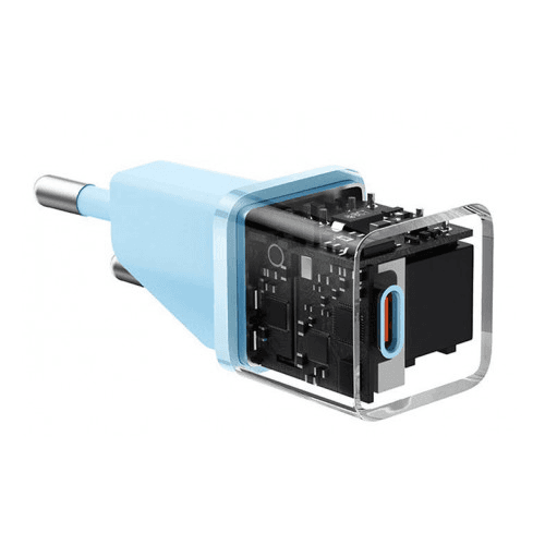 Incarcator Retea Baseus Mini, albastru — miniatură