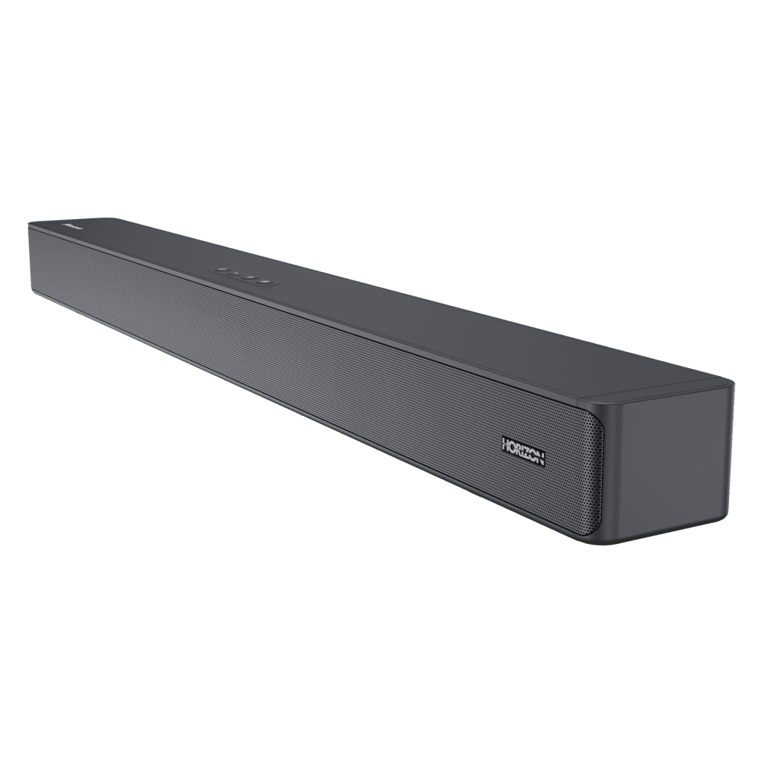 SOUNDBAR HORIZON HAV-S2030 / System 2.0 / Max Audio Power 60W (30W x2) / Digital Optical / AUX (3.5mm) / HDMI-ARC (CEC) / BT 5.4 / USB Playback / DOT-Matrix Display / Remote + Button Keys / Impedance: 4Ω x2 / Signal to Noise Ratio (SNR): 73dB / Wall-Mount Ready / Full Size / Titanium Dark Grey — miniatură