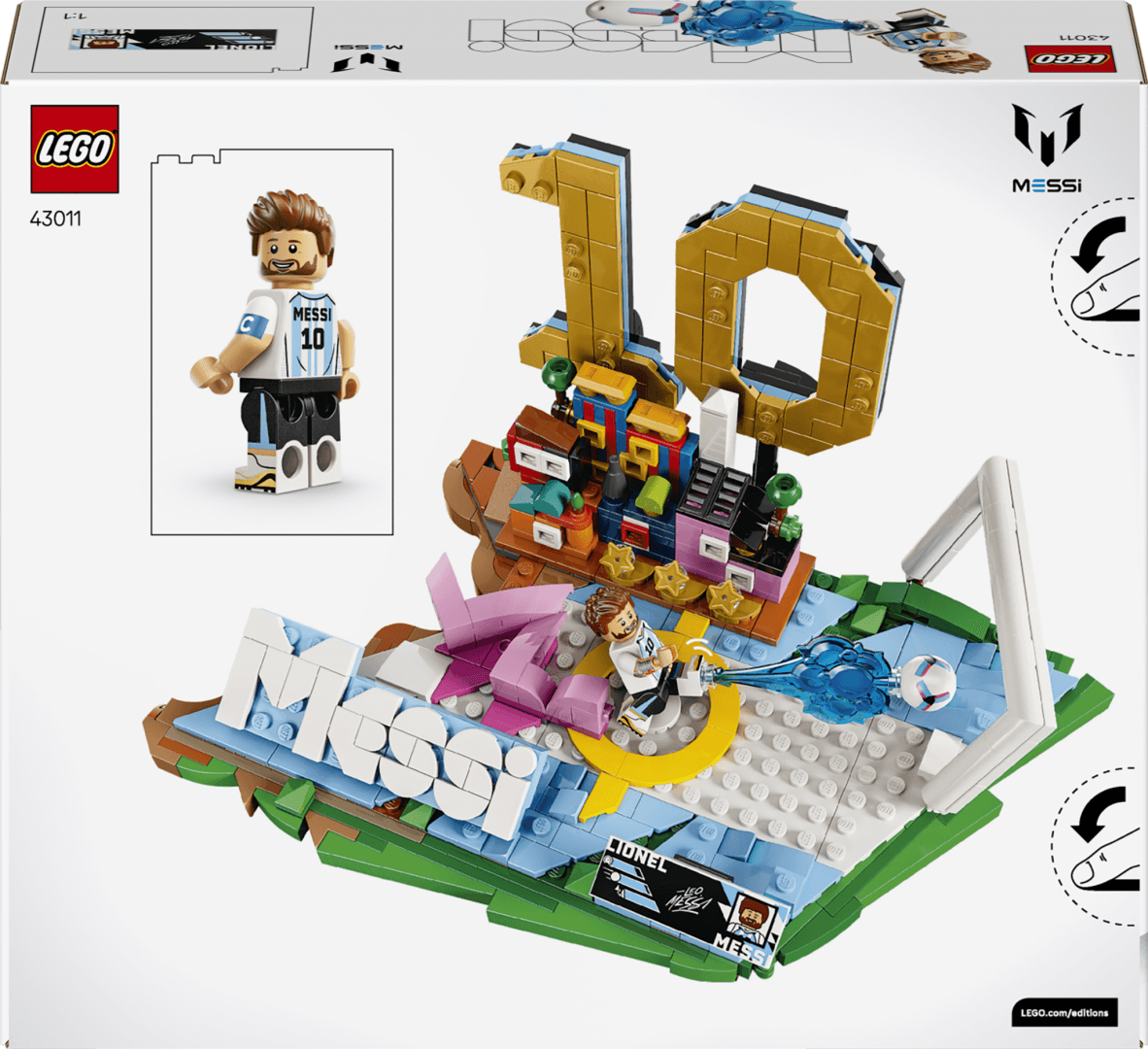 LIONEL MESSI MOMENTE IMPORTANTE DIN FOTBAL LEGO43011 — miniatură