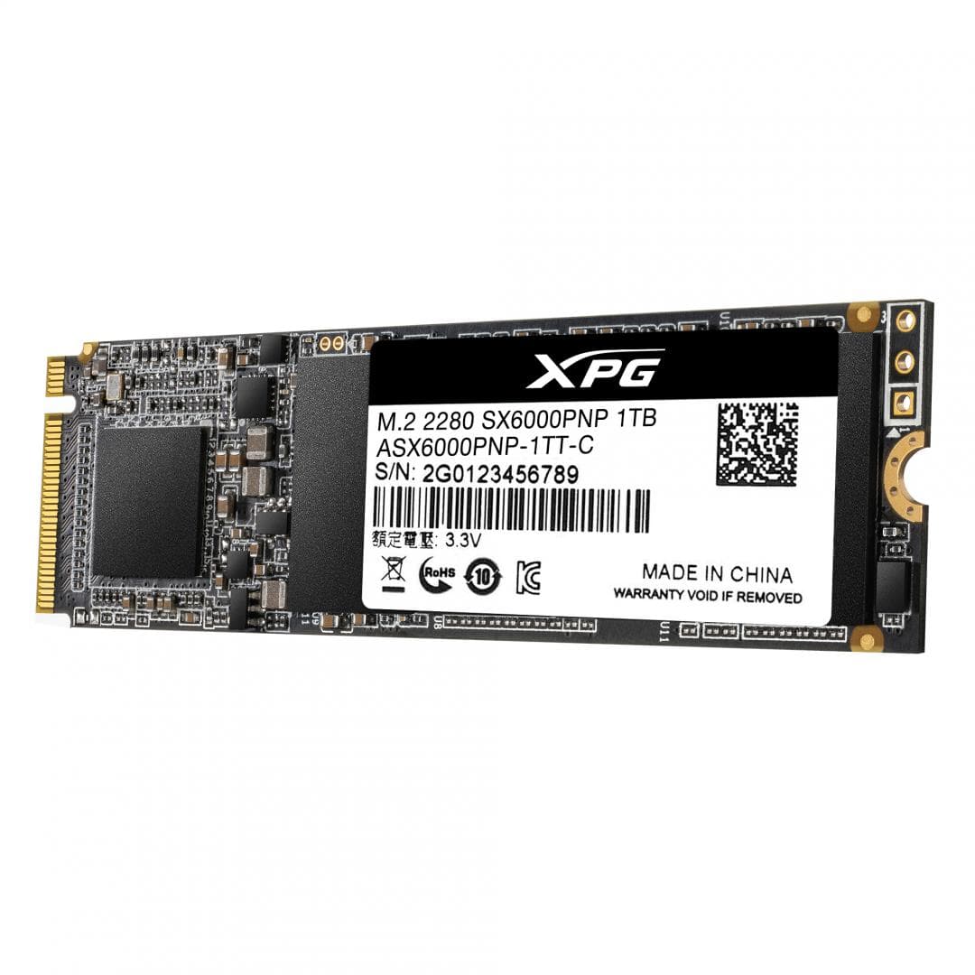 SSD intern ADATA XPG SX8200 Pro, 1 TB, PCI Express 3.0 x2, NVMe, M.2