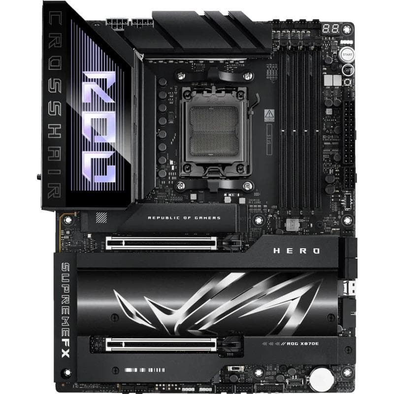 Placa de baza ASUS ROG CROSSHAIR X870E HERO, Socket AM5, DDR5, ATX — miniatură