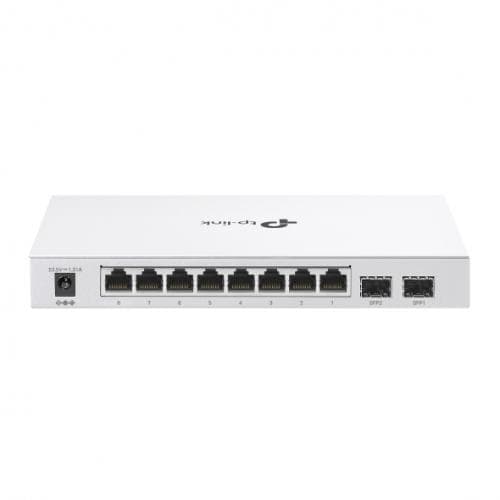 TP-LINK 10-Port Gigabit Smart Switch with 8-Port PoE+ FESTA FS310GP, iNTERFATA: 8× 10/100/1000Mbps PoE+ RJ45 Ports (Auto-Negotiation/Auto MDI/MDIX), 2× 100/1000 Mbps SFP Slots, dIMENSIUNI: 209×126×26 mm, Capacitate Switch: 209×126×26 mm, Packet Forwarding Rate: 14.88 Mpps, Cloud Management — miniatură