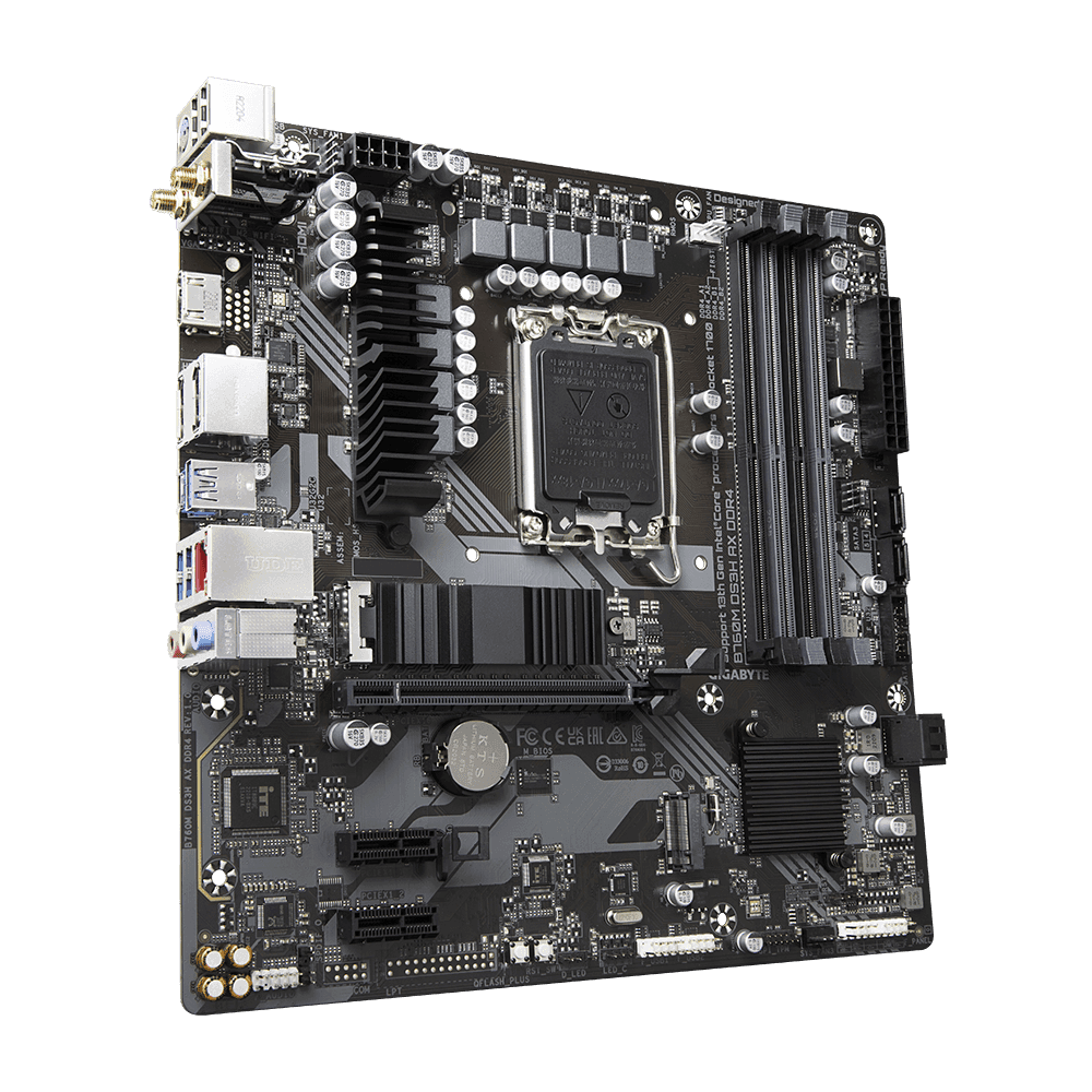 Placa de baza Gigabyte B760M DS3H AX, Socket 1700, DDR4, Micro-ATX — miniatură