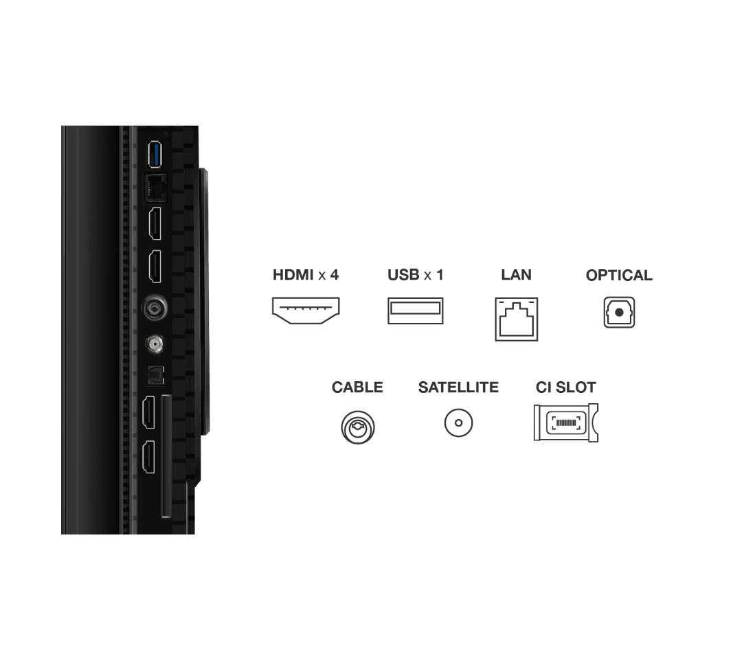 Televizor TCL QLED 55P8K, 139 cm, Smart Google TV, 4K Ultra HD, Clasa F, 144Hz, Onkyo — miniatură