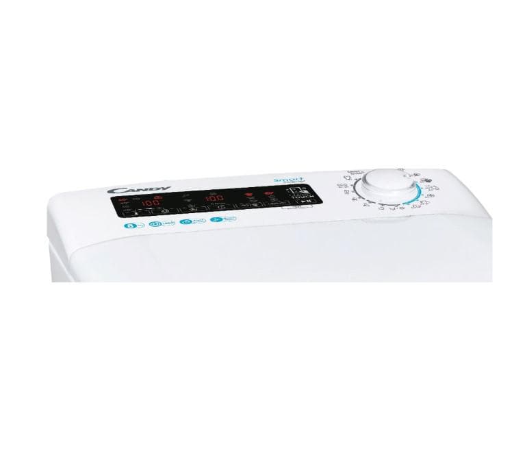 Masina de spalat rufe cu incarcare verticala Candy CSTG 48TME/1-S, 8 kg, 1400 rpm, Motor Inverter, Clasa A+++, Alb — miniatură