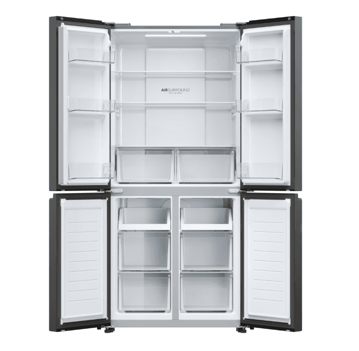 Side by Side HAIER HCR3818ENPT, No Frost, 467 l, H 182 cm, Clasa E, negru — miniatură