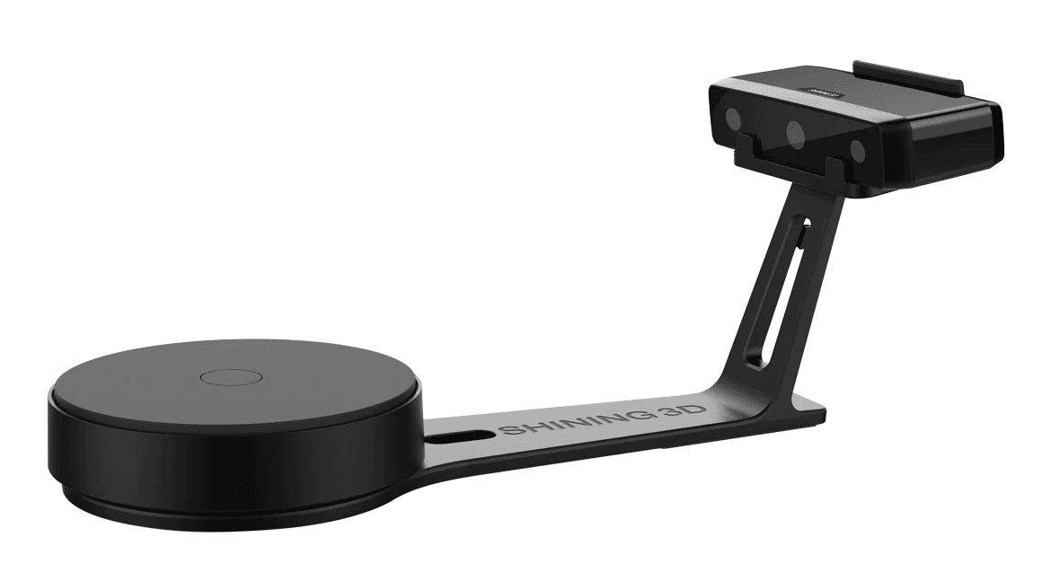 Scanner 3D Shining 3D Einscan-SE v2 Precizie de scanare (mm): 0,1; Timp de scanare pentru o imagine (s): <1s ; <45s pentru scanare completă 360 grade Distanță între puncte (mm): 0.17 - 0.20 Distanta de scanare(mm): 290-480; Mod de aliniere: trăsături obiect; manual; Scanare textură: Da; Scanare — miniatură