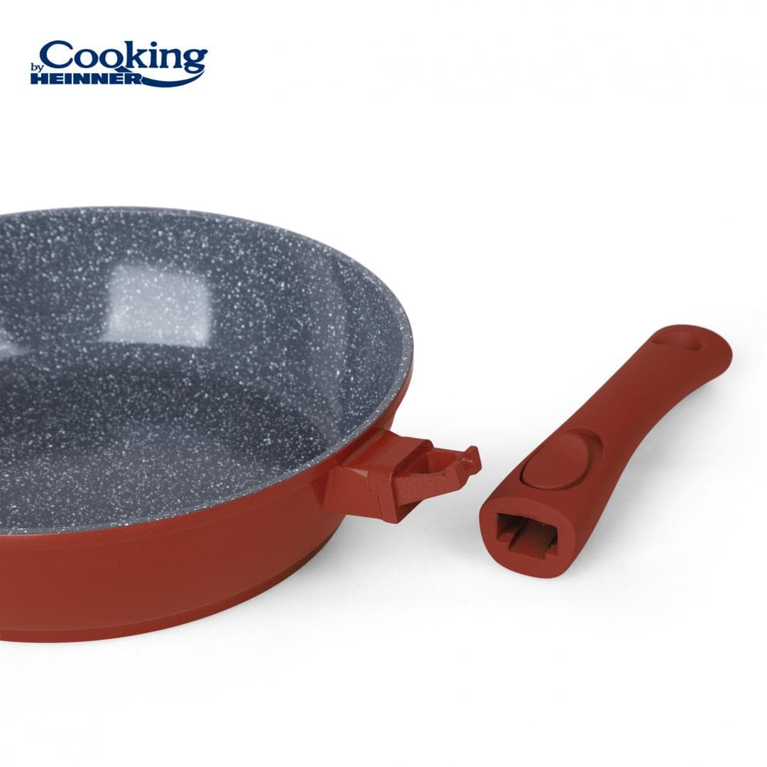 TIGAIE ADANCA ALUMINIU+CAPAC 26x7 CM, CALABRIA, COOKING BY HEINNER — miniatură