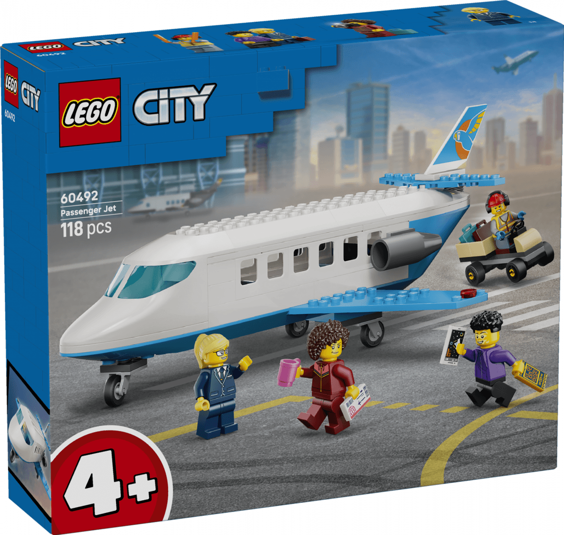 AVION CU REACȚIE PENTRU PASAGERI LEGO60492 — miniatură