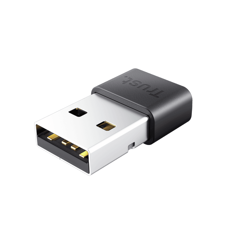 Adaptor Bluetooth Trust Myna 5.3, viteza maxima transfer 2 MB/s, negru