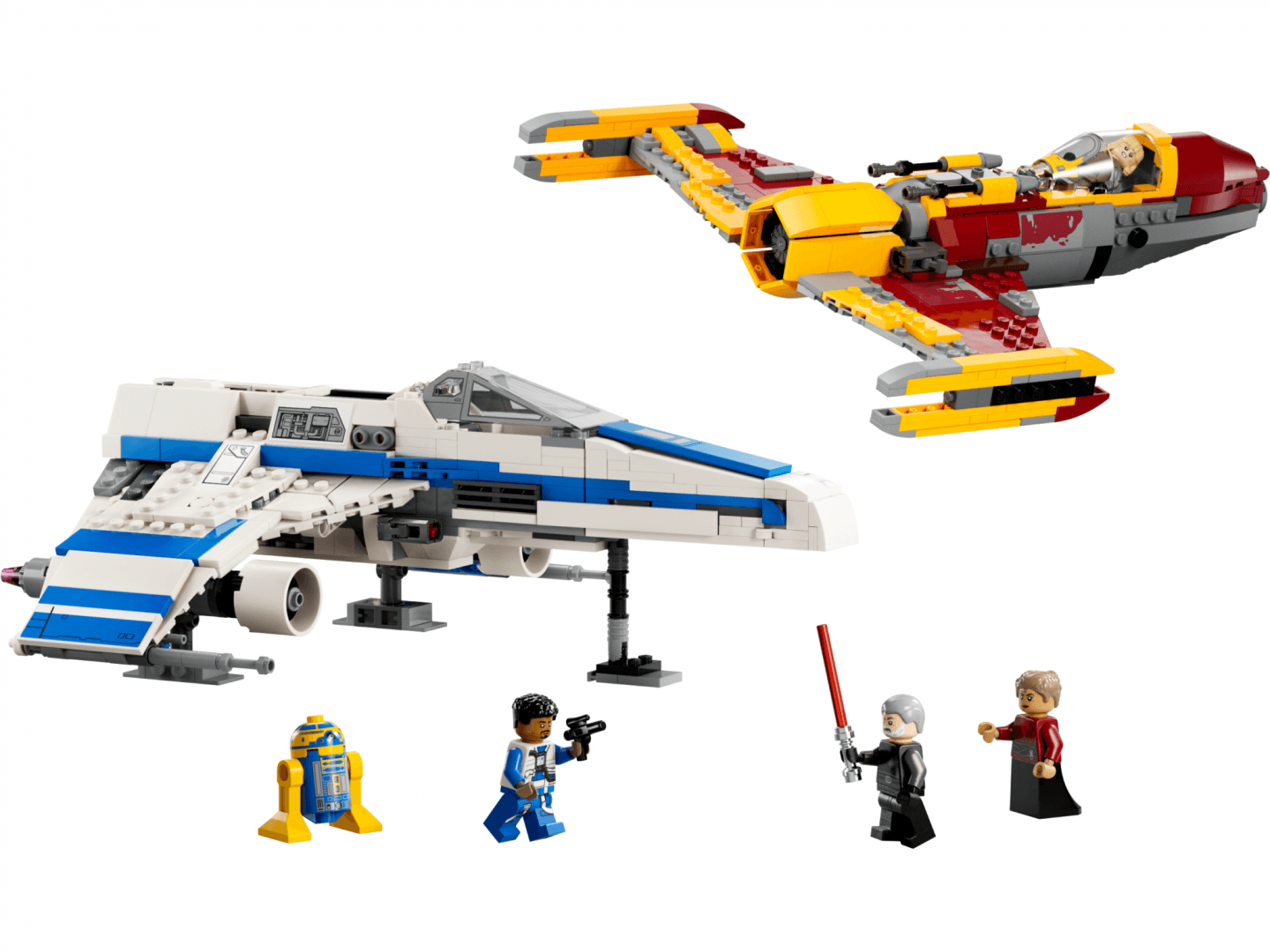 STAR WARS E WING VS STARFIGHTE,75364LEGO — miniatură