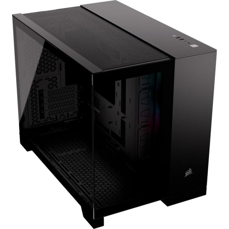 Carcasa CORSAIR 2500X RGB, Mini Tower, Black — miniatură
