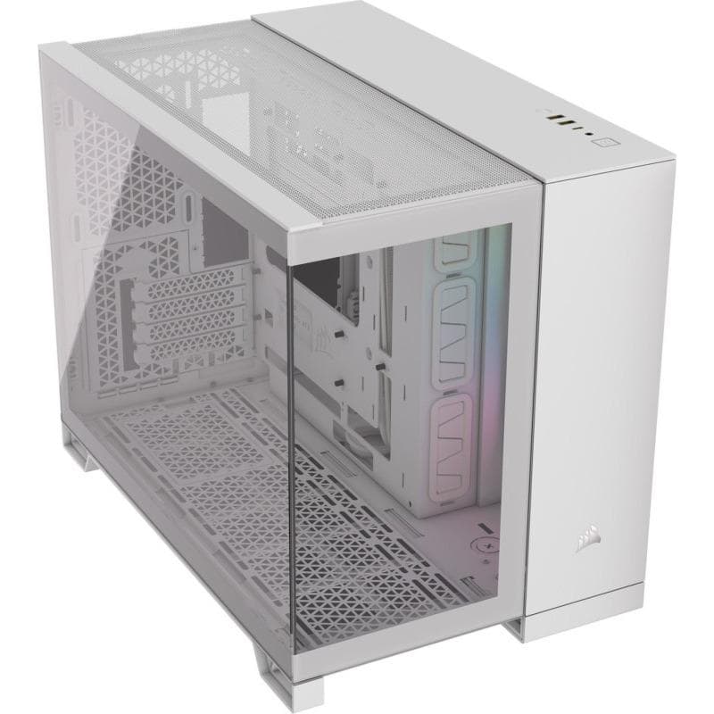 Carcasa CORSAIR 2500X RGB, RGB, Mini Tower, White — miniatură