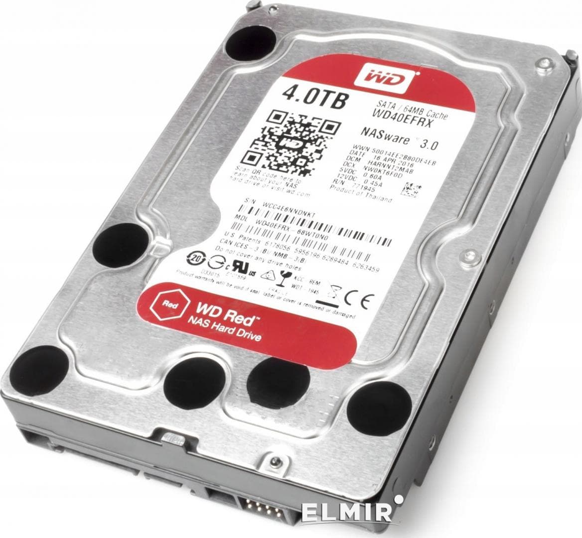 HDD NAS WD Red, 4 TB, 5400 rpm, 256 MB, SATA III