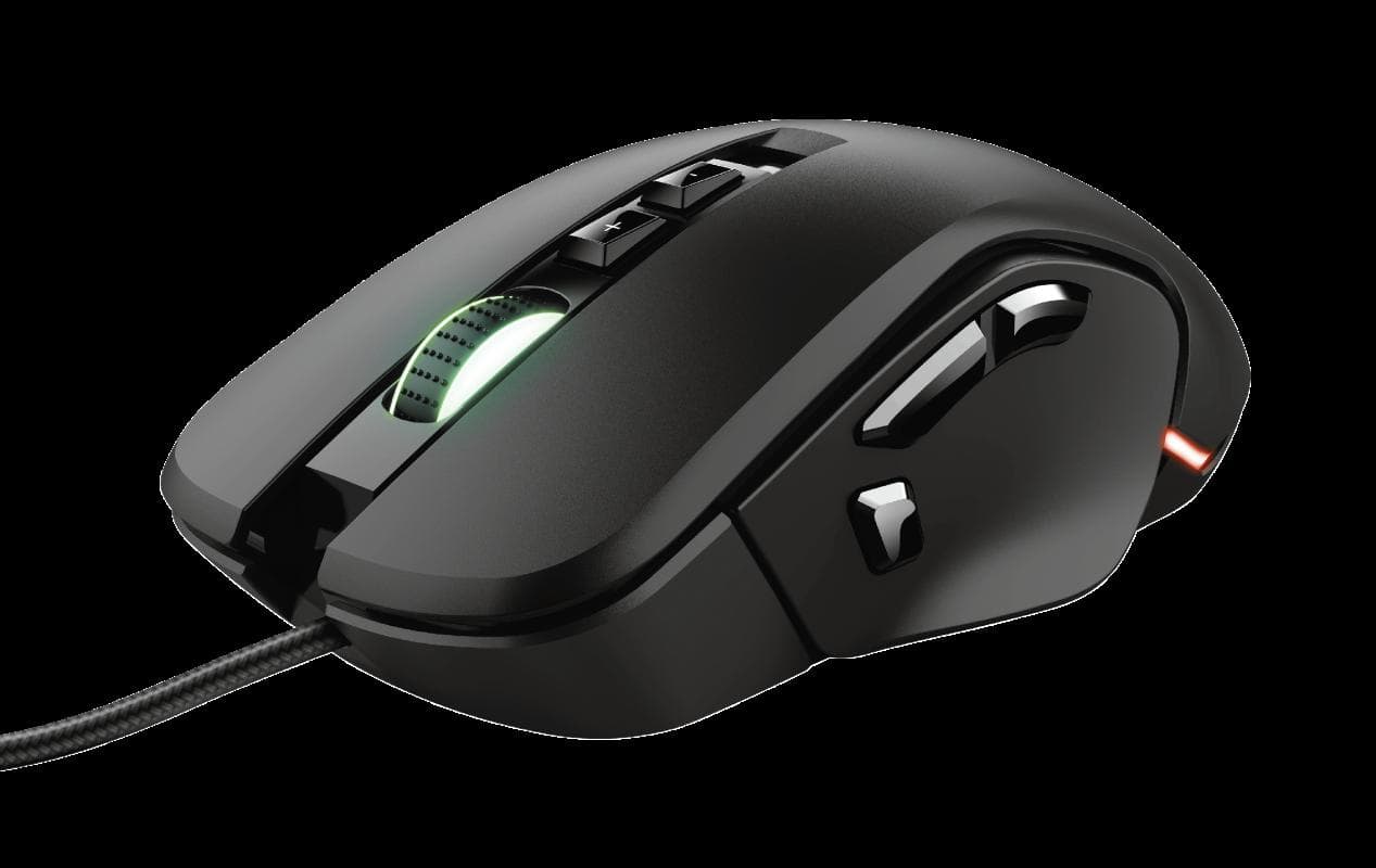 Mouse Gaming Trust GXT 970 Morfix, 10000 dpi, Negru — miniatură