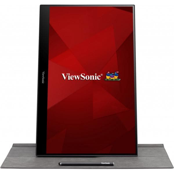Monitor Consumer ViewSonic TD1655, 15.6", 1920 x 1080 pixeli, Touchscreen, Black, Silver — miniatură