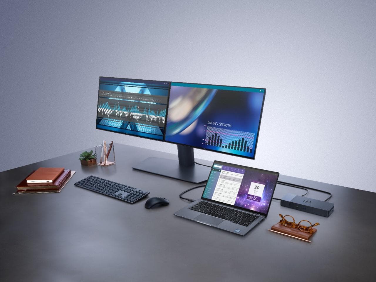 Docking station DELL WD19TBS-180W, USB Type-C, 180W, Negru — miniatură