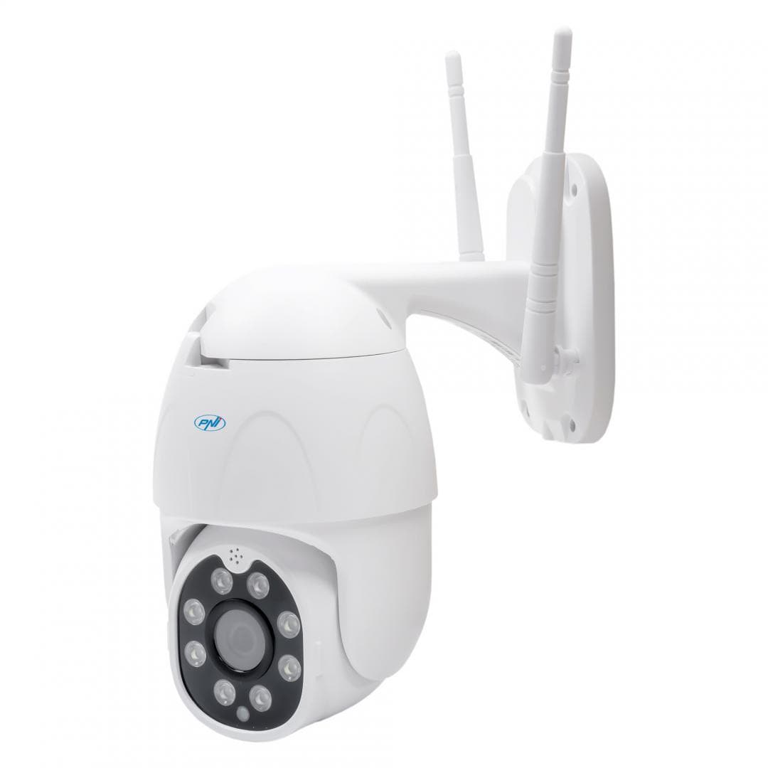 Camera supraveghere video wireless PNI IP230T 1080P cu PTZ, stand-alone, H264+ suporta microSD 128GB, Night Vision, aplicatia Tuya, P2P, Android, iOS, pentru interior si exterior, rotire dupa miscare, alarma la miscare, 2MP, Rezolutie: 1080P, lentila: f:3.6mm, Compresie: H.264 +, 1080P (1920 x — miniatură