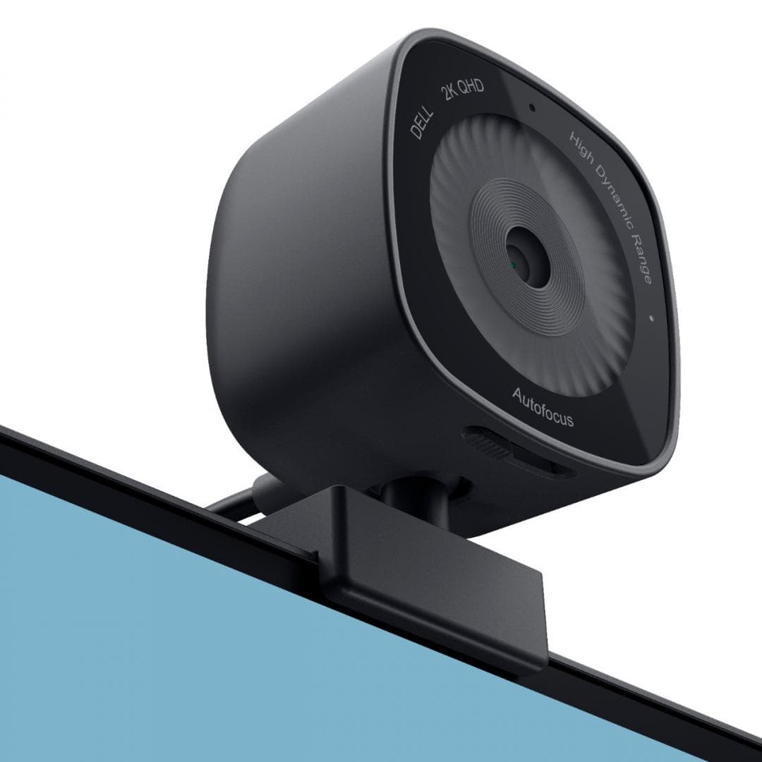 Camera Web Dell WB3023, rezolutie video 2K, USB 2.0, Negru