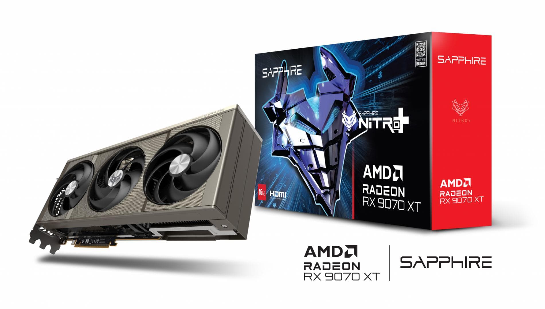 Placa video Sapphire NITRO+ Radeon RX 9070 XT, 16GB GDDR6, PCI Express 4.0, 256-bit