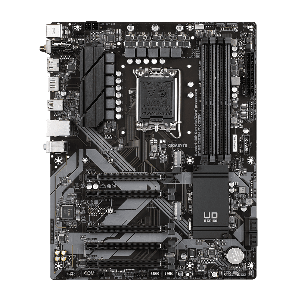 Placa de baza Gigabyte B760 DS3H AX, LGA 1700, DDR4, ATX — miniatură