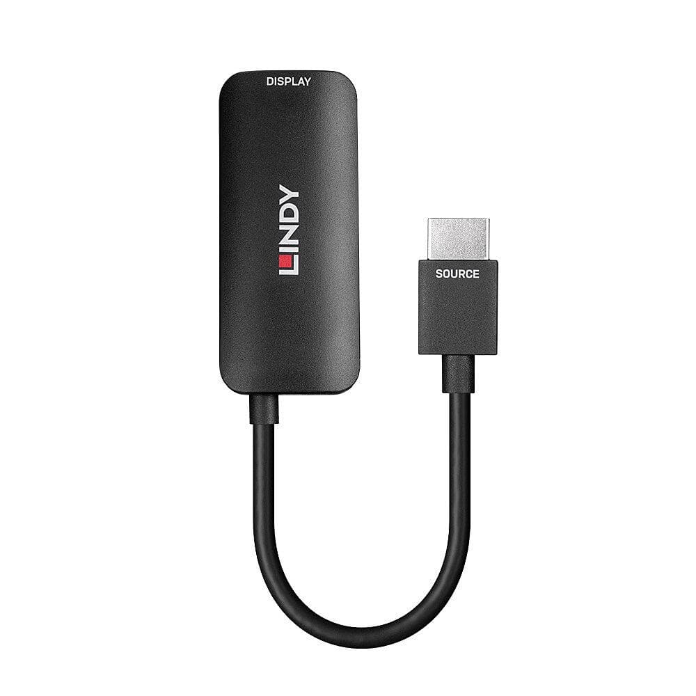 Convertor HDMI 8K60 la Port Display 1.4, latime de banda suportata 48Gbps, rezolutie maxima suportata intrare 840x2160@120Hz 4:4:4 8Bit 7680x4320@60Hz 4:2:0 8Bit, rezolutie maxima suportata iesire, 3840x2160@ 120Hz 4:4:4 8Bit 7680x4320@60Hz 4:2:0 8Bit, chipset LT6711GX_U2, negru — miniatură