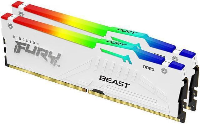 Memorie RAM Kingston FURY Beast RGB, 32GB DDR5, 6400MHz, CL32