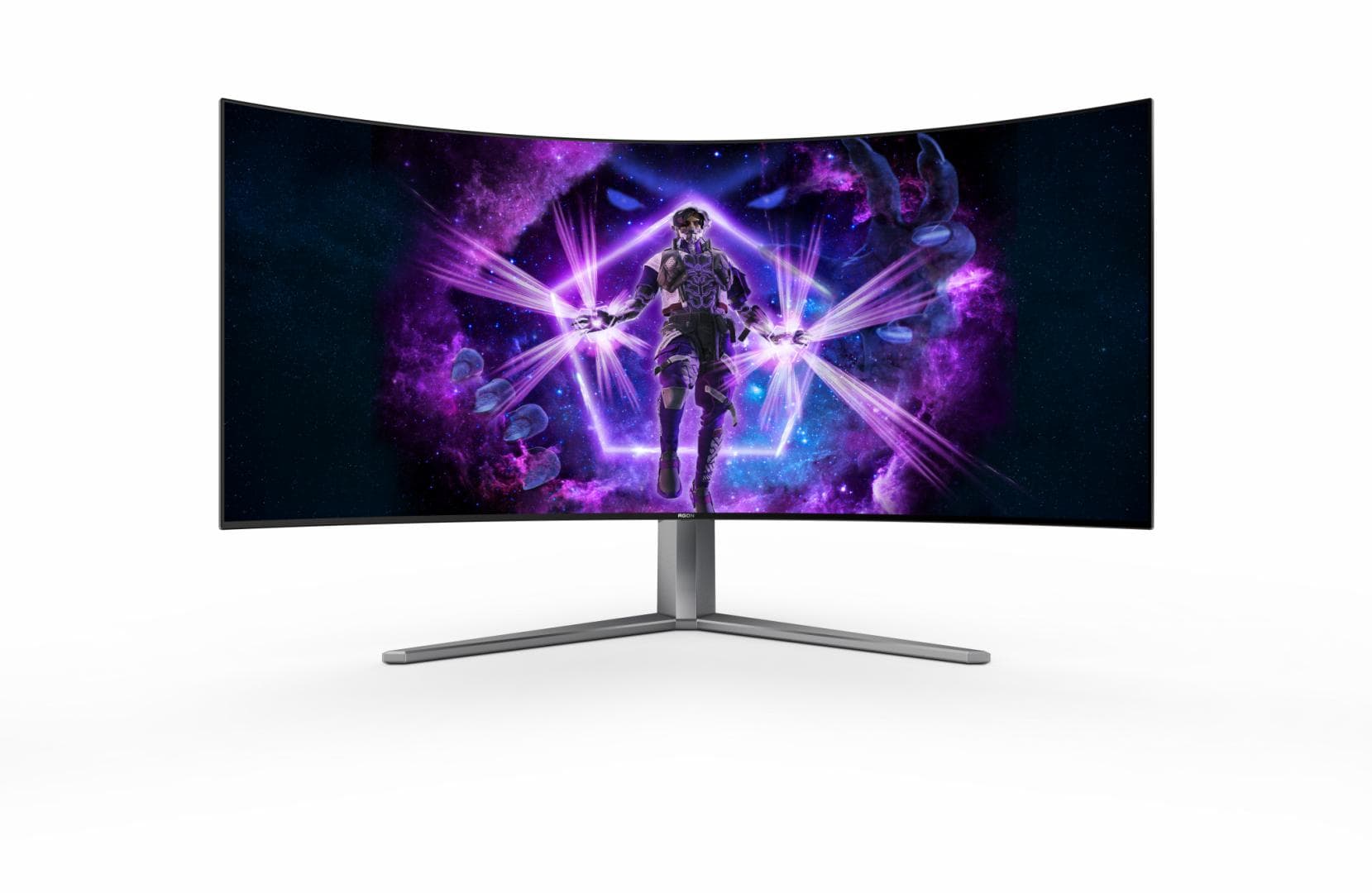 Monitor Gaming AOC AG456UCZD, 44.5", 3440 x 1440 pixeli, Black, Grey — miniatură