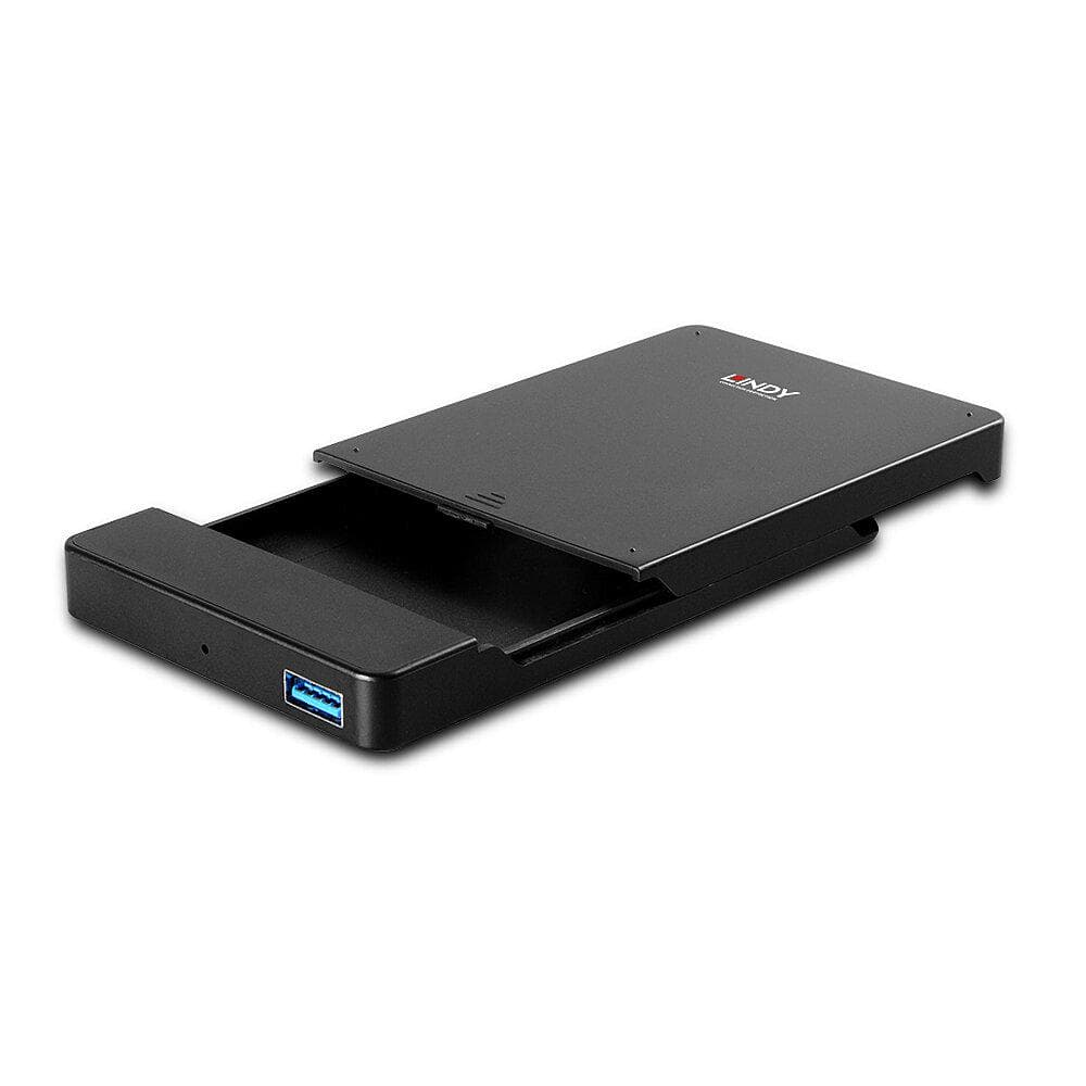 Rack HDD/SSD Lindy USB 3.0 SATA 2.5", negru — miniatură