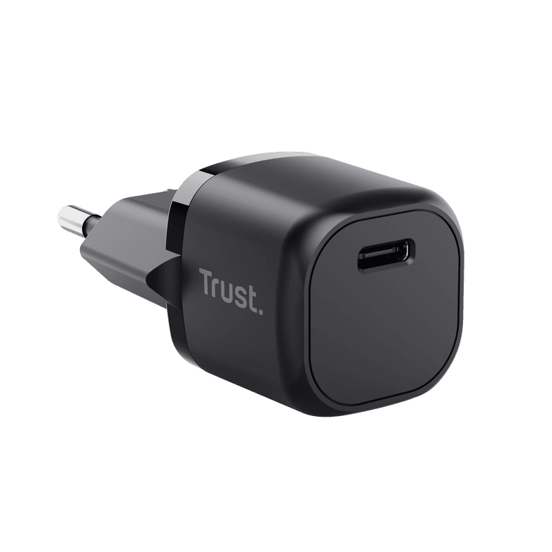 Incarcator Trust Maxo USB-C 20W, negru — miniatură