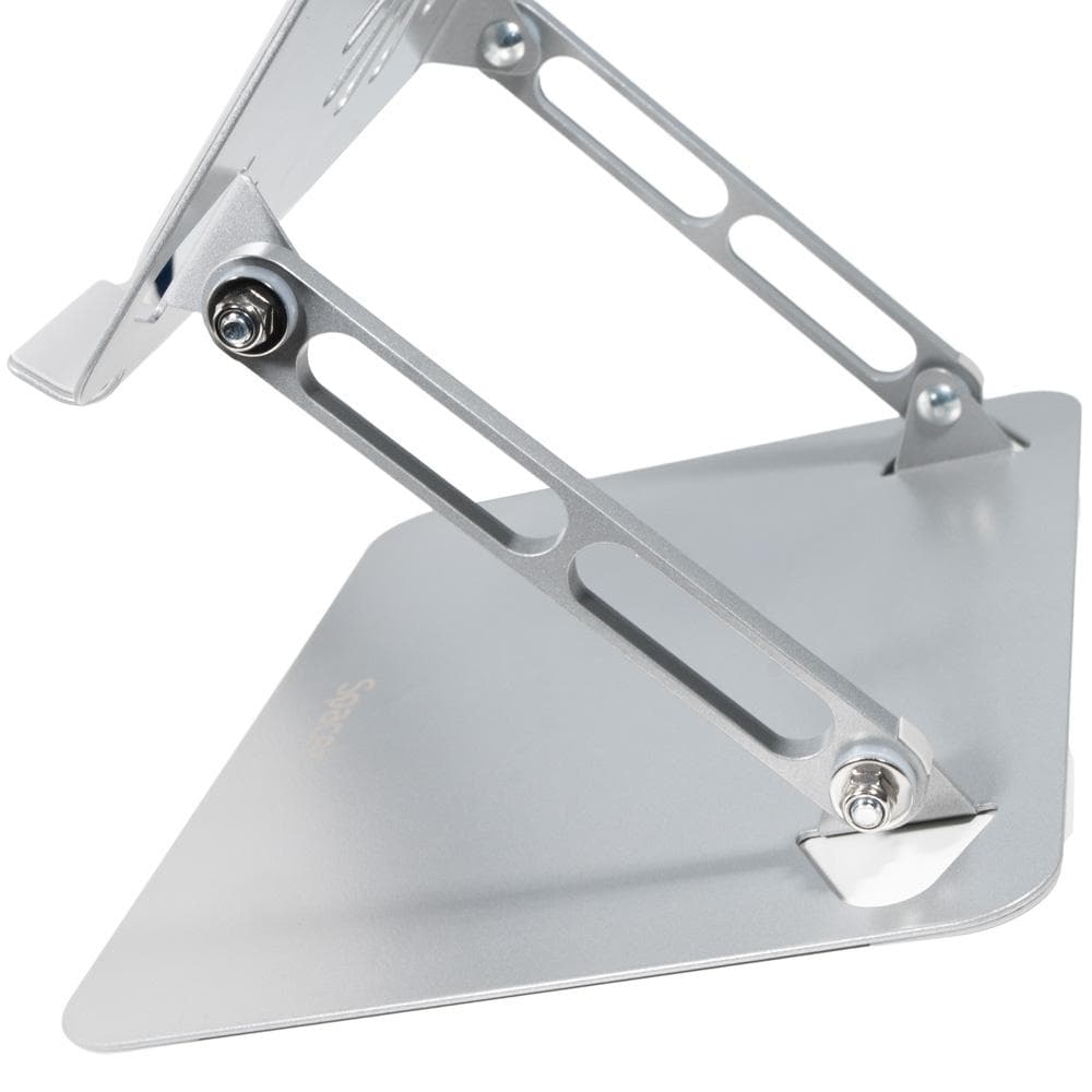 Stand/Cooler notebook Spacer SPNS-FOLD-L, pana la 16 inch, Argintiu — miniatură