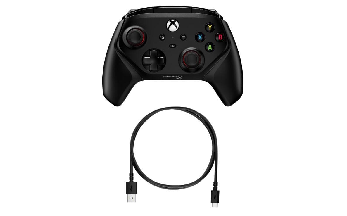 HyperX Clutch - Wireless Gaming Controller - PC / XOBX Controller, Mobile Clip, 2.4GHz Wireless Adapter, USB-C to USB-A Cable — miniatură