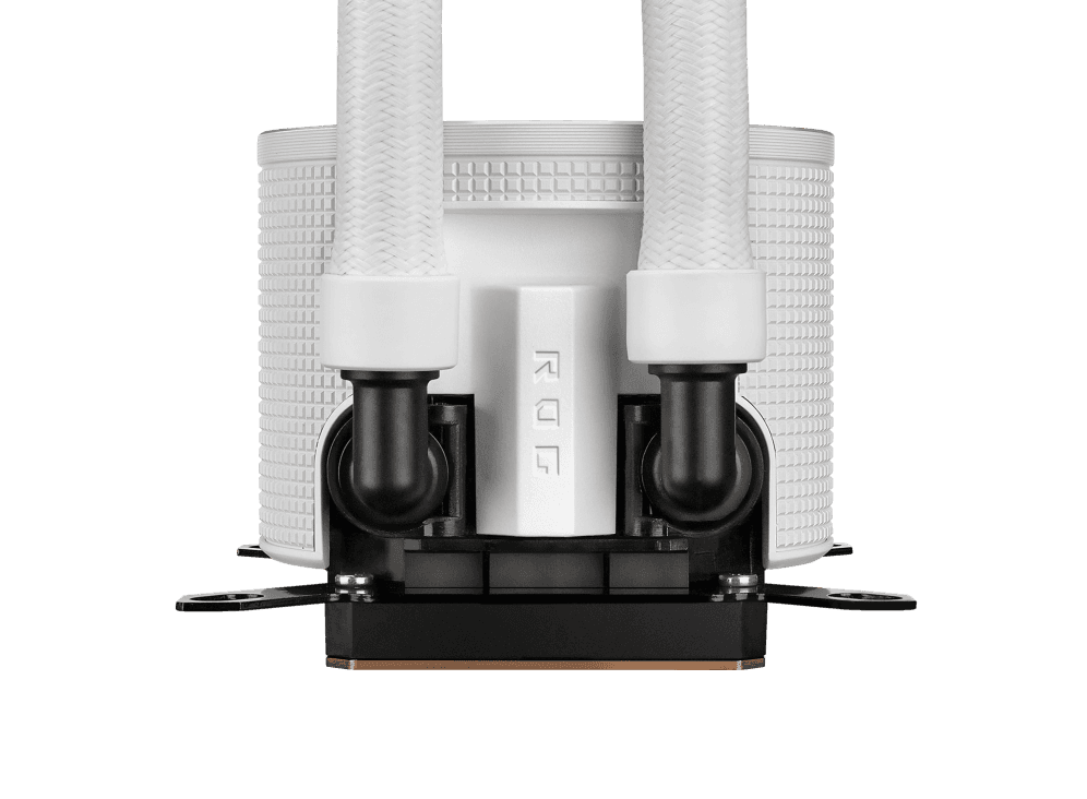 Cooler Procesor ASUS ROG Ryuo III 240 ARGB White Edition, Lichid, 12 cm, 2 ventilatoare, aRGB — miniatură