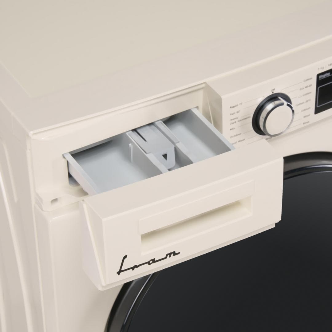 Masina de spalat rufe FRAM FWM-V714T2CRD+++, 7 kg, 1400 rpm, Clasa: D, Crem lucios — miniatură