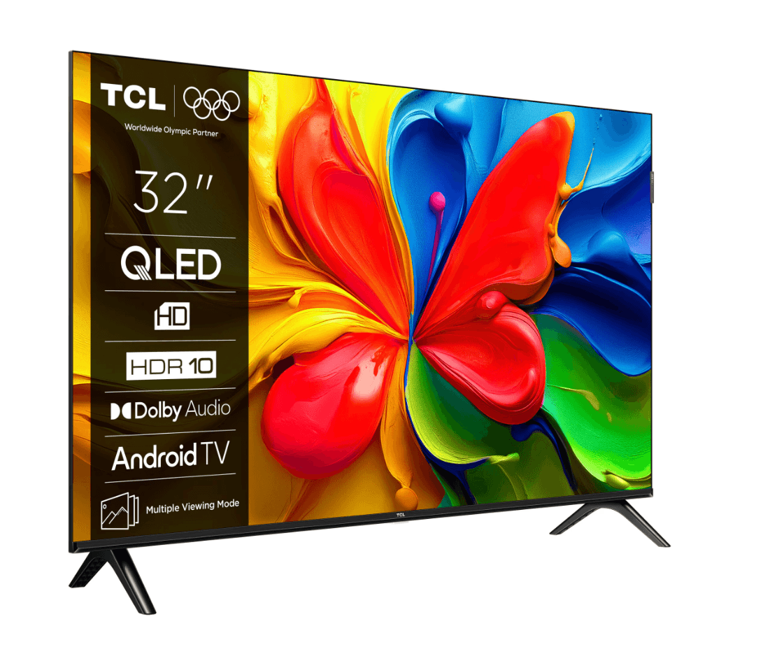 Televizor TCL QLED 32S41K, 80 cm, Smart Android TV, HD — miniatură
