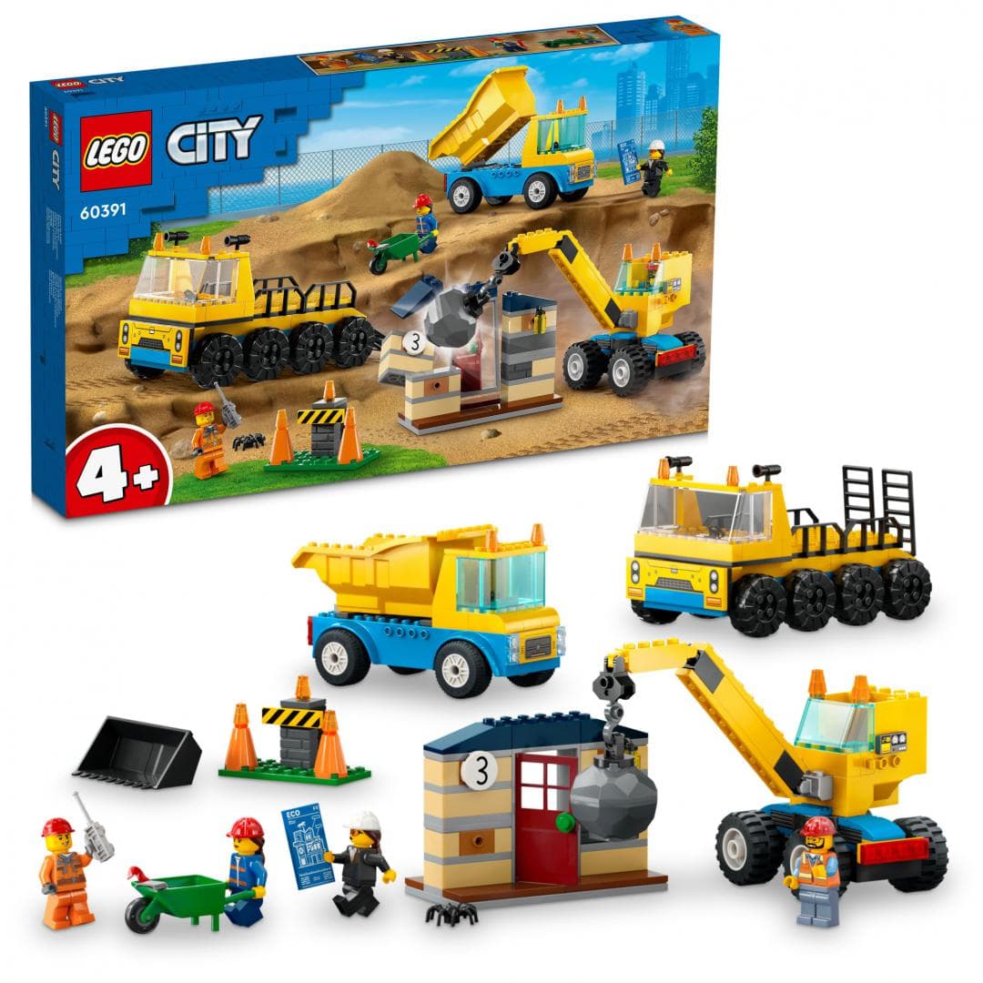 CAMIOANE CONSTR&MACARA CU BILA,LEGO60391