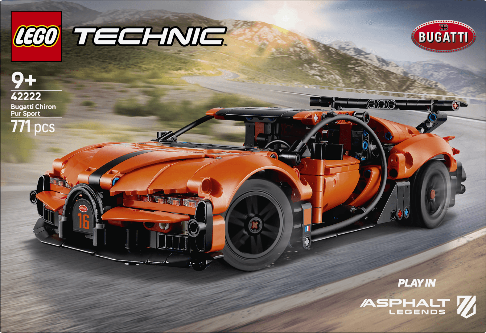 HIPERMASINA BUGATTI CHIRON PUR SPORT LEGO42222 — miniatură