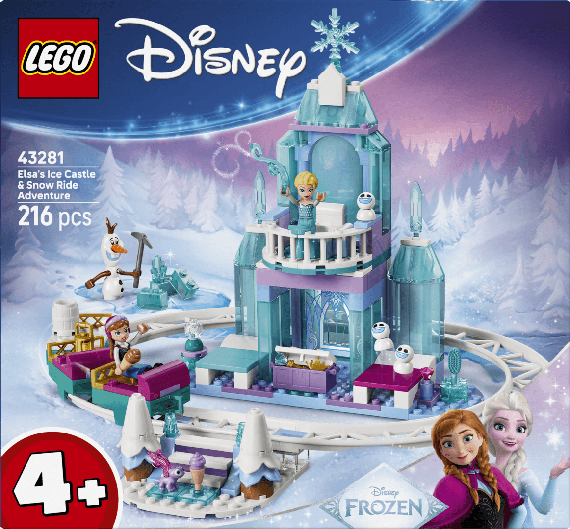 AVENTURA CU SANIA PE SINE LA CASTELUL DE GHEATA AL ELSEI LEGO43281