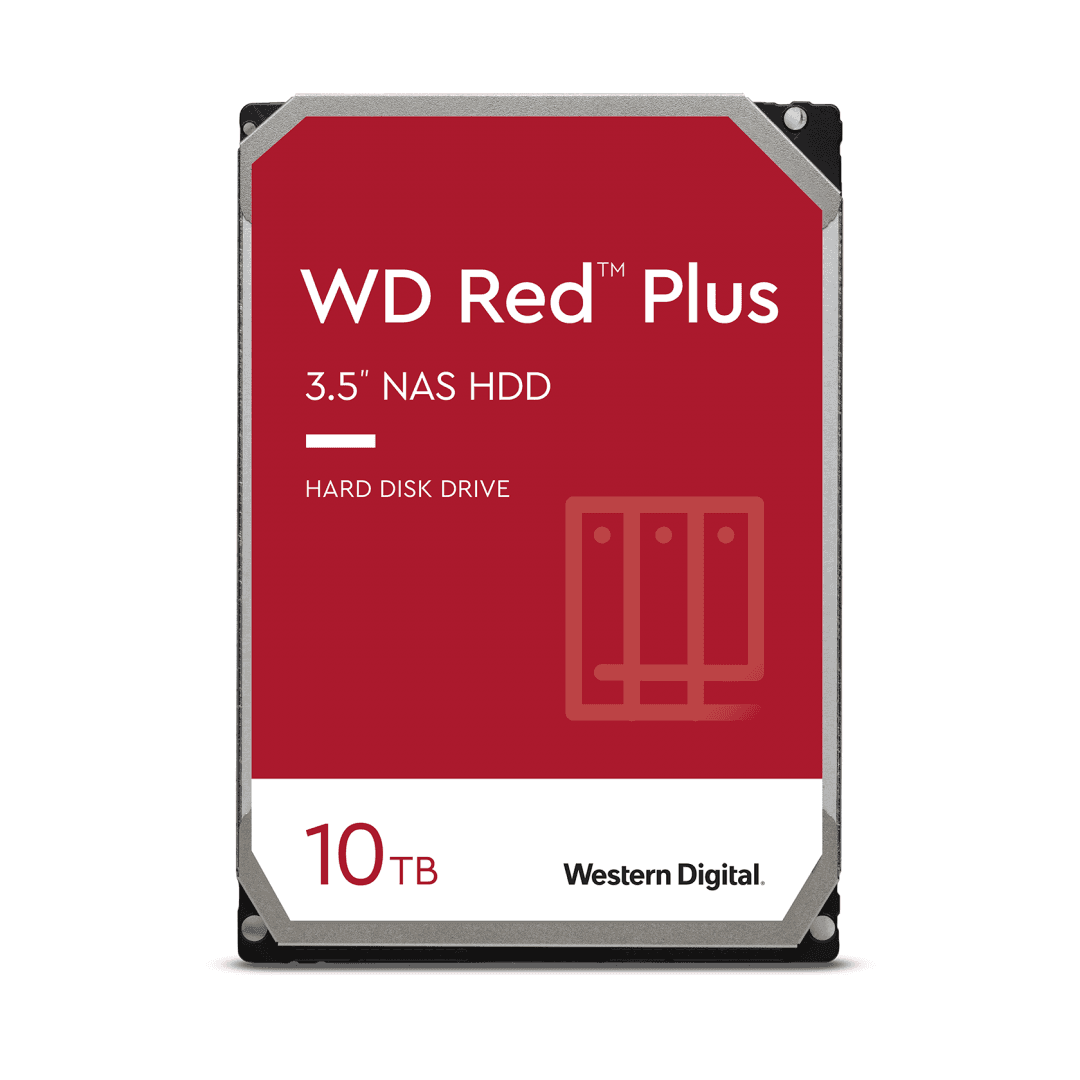 HDD NAS WD Red Plus, 10 TB, 7200 RPM, 256 MB, SATA III