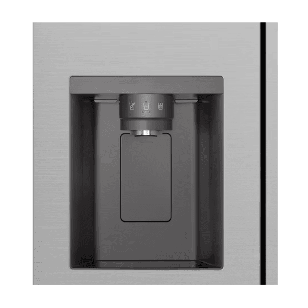 Side by side LG GSL40PYPE, 638 l, No Frost, Compresor Smart Inverter, LinearCooling, Smart diagnosis, Clasa E, Dozator apa, H 179 cm, Argintiu — miniatură