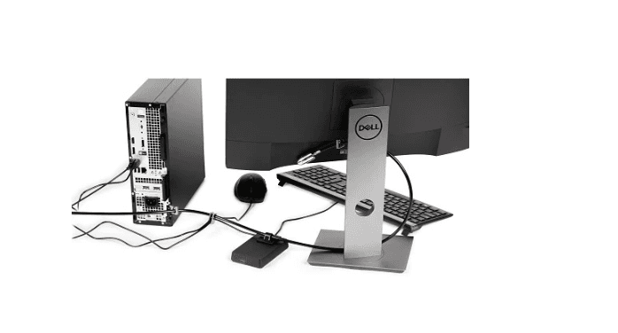 Dell Kensington Desktop & Peripheral Locking kit, Carbon steel, 2 x keys