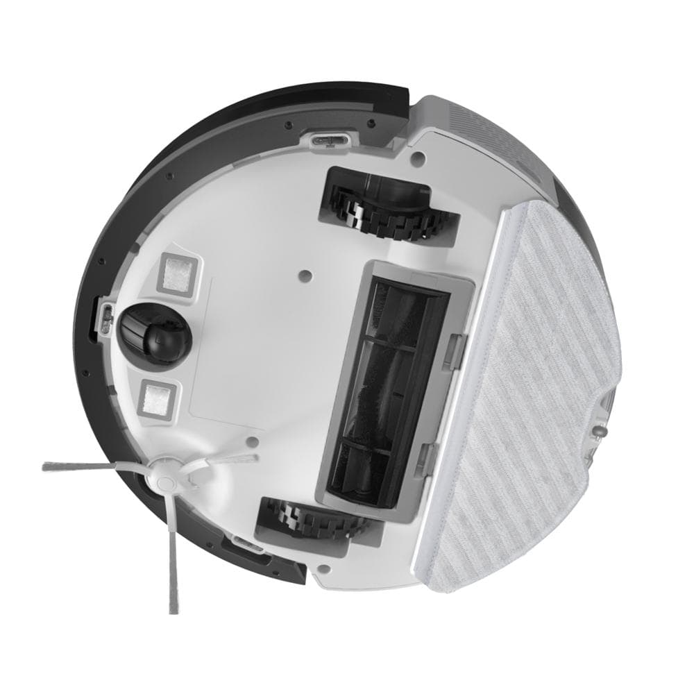 TP LINK Aspirator robot cu Mop și Navigare LiDAR TAPO RV30, Capacitate acumulator: 5000 mAh, Reincarcare si reluare, LiDAR + Gyroscope, Harta virtuala, Inaltime de trecere: 20 mm, Putere aspiratie: 4200Pa, 4 niveluri, Capacitatea recipientului de colectare: 400ml, Filtru HEPA H11, Zgomot: 55 dB (Mod — miniatură
