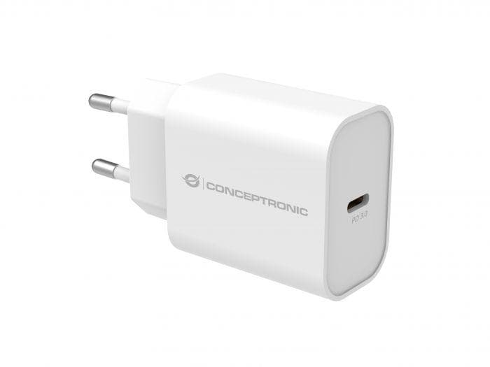 Incarcator Retea CONCEPTRONIC ALTHEA07W, 20 W, 1 port, Alb — miniatură