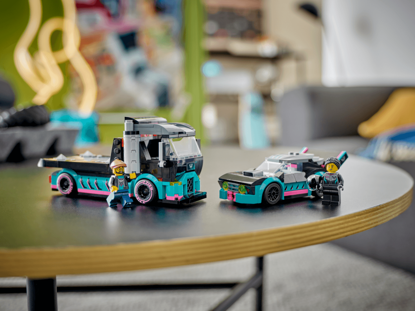 MASINA CURSE&CAMION TRANSP.LEGO 60406 — miniatură